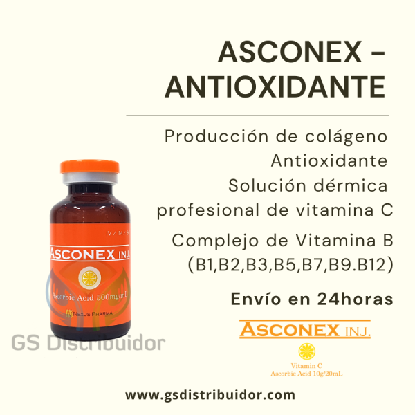 Asconex Antioxidante Productor de Colageno - GS Distribuidor