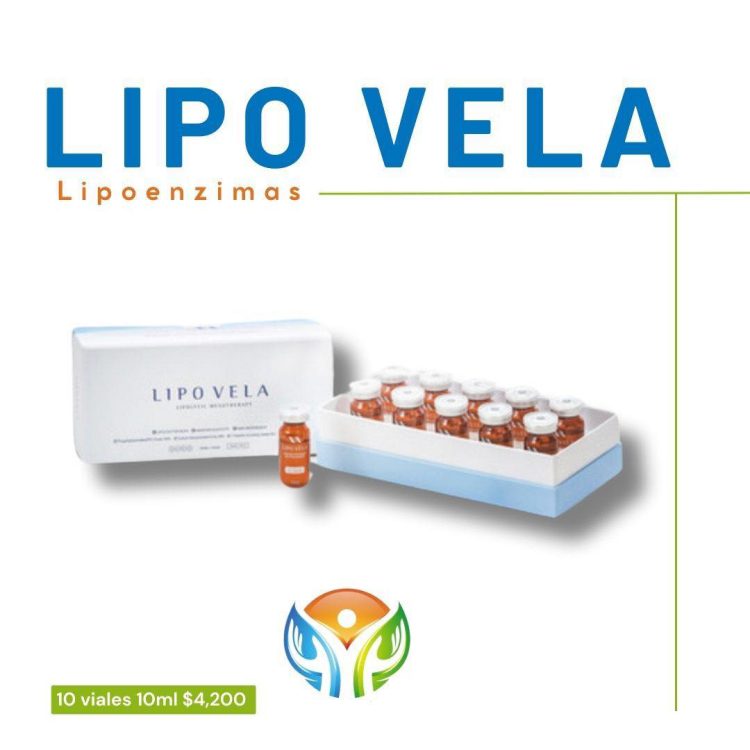 Contendio de 10 Viales de Lipo Vela